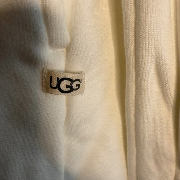 UGG Duffield Robe Womens Large Cream Fleece SOFT Comfort Classic Lux Angel Bath - Picture 12 of 16